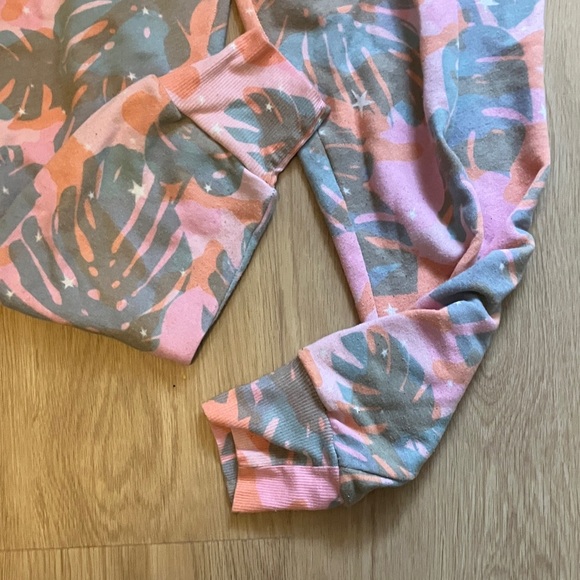 Wildfox Pink and Gray Tropical Joggers - Picture 8 of 14